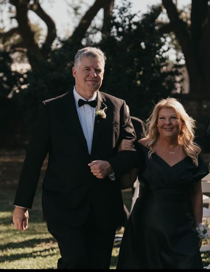 Alison at a family celebration